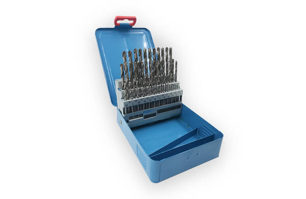 Набор свёрл по металлу 1,0-5,9 через 0,1 (50шт) DIN338 HSS PN2913 Simzet